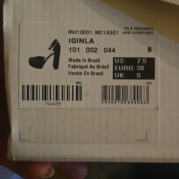 Elegant IGINLA Aldo Snakeskin Platform Heels - Picture 6 of 6